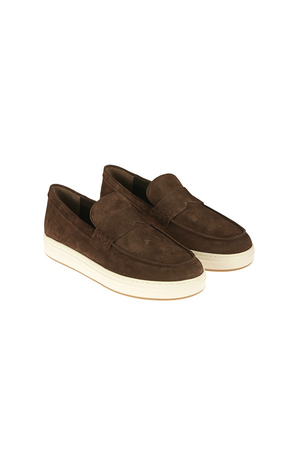 Scarpe Hogan H-TV Mocassino Marrone